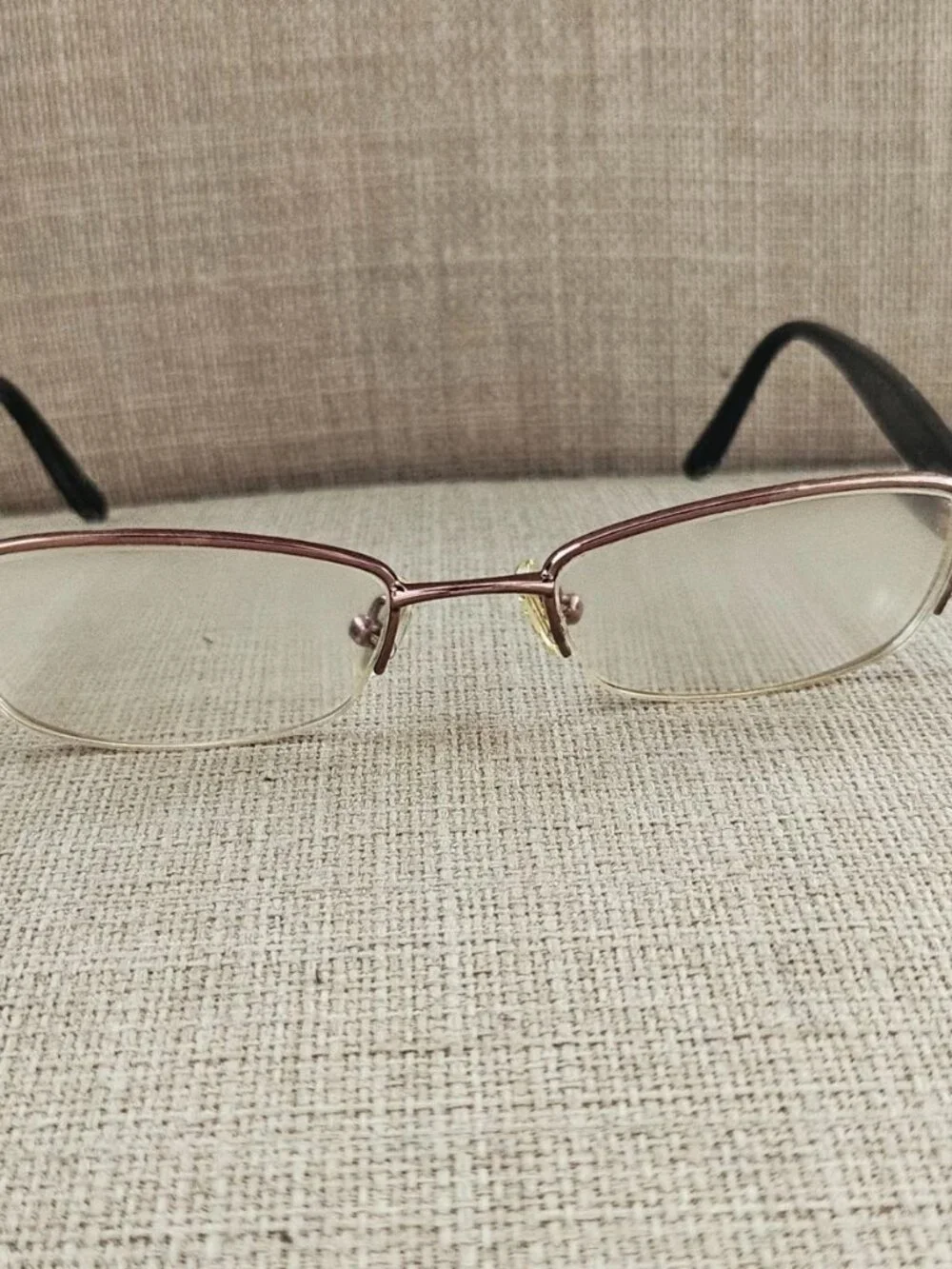 Coach Women Eyeglasses Frame Half Rim Glasses Eyewear LAVERNE 247 Tan